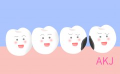 牙齿和牙龈中间有黑色的东西是什么？